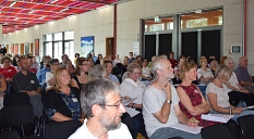 Rund 200 Fachleute aus Deutschland und den Nachbarländern kamen zum Symposium des „Gesunde Städte“-Netzwerks nach Marburg. © Universitätsstadt Marburg