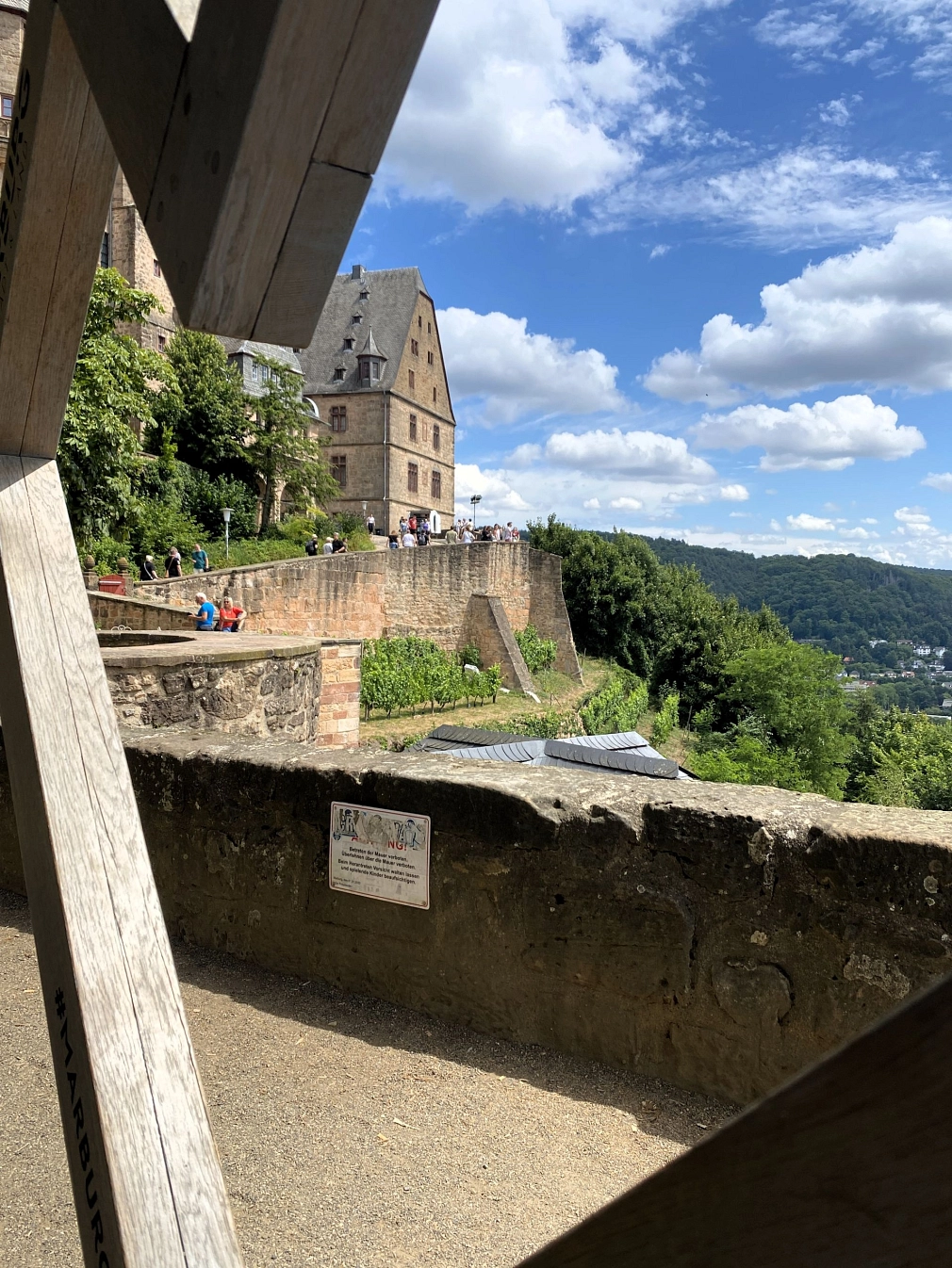 Das Marburger Landgrafenschloss.