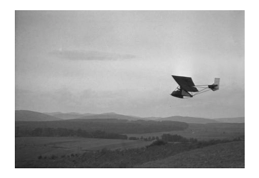 Segelflugzeug am Hasenkopf über Cyriaxweimar&nbsp;&copy;&nbsp;Bernd Weimer