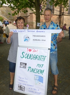 Solidaritätsaktion Freundeskreis Marburg-Sfax © Freundeskreis Marburg-Sfax e.V.