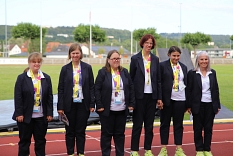 Für die Teilnahme an den Special Olympic Worldgames erhielt das Handicap-Team des BC Marburg eine Sonderehrung. © Lena-Johanna Schmidt, Stadt Marburg