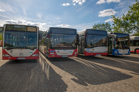 Stadtbusse © Patricia Grähling, Stadt Marburg