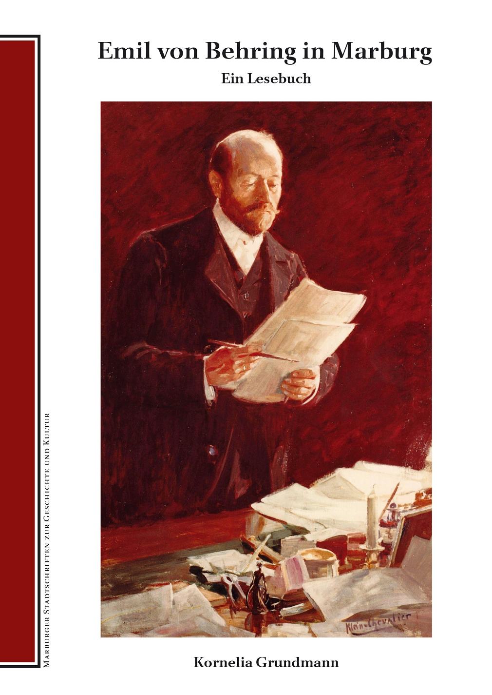 Das Ölgemälde des Malers Friedrich Klein-Chevalier (1861.1931) ziert das Titelbild der neuen Stadtschrift zur Geschichte und Kultur, Band 112.&nbsp;&copy;&nbsp;Universitätsstadt Marburg