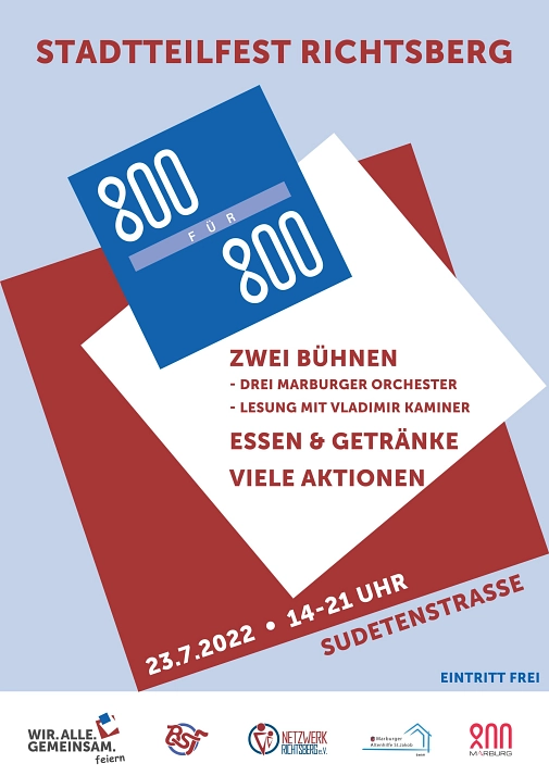 Stadtteilfest 23.07.&nbsp;&copy;&nbsp;Stadt Marburg