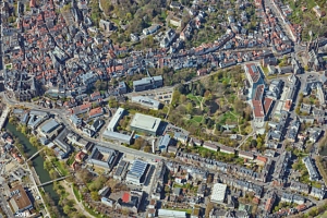 Städtebauliche Sanierungsmaßnahme Nördliche Altstadt Luftaufnahme des Sanierungsgebiets "Nördliche Altstadt mit dem Ersatz- und Ergänzungsgebiet „Schlachthof/Stockgelände“.