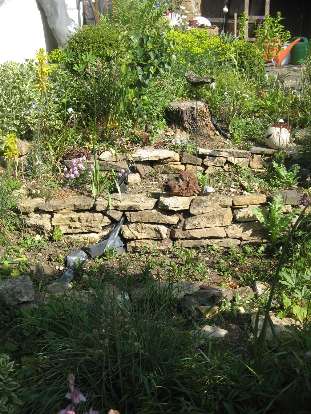 Steingarten im Ort