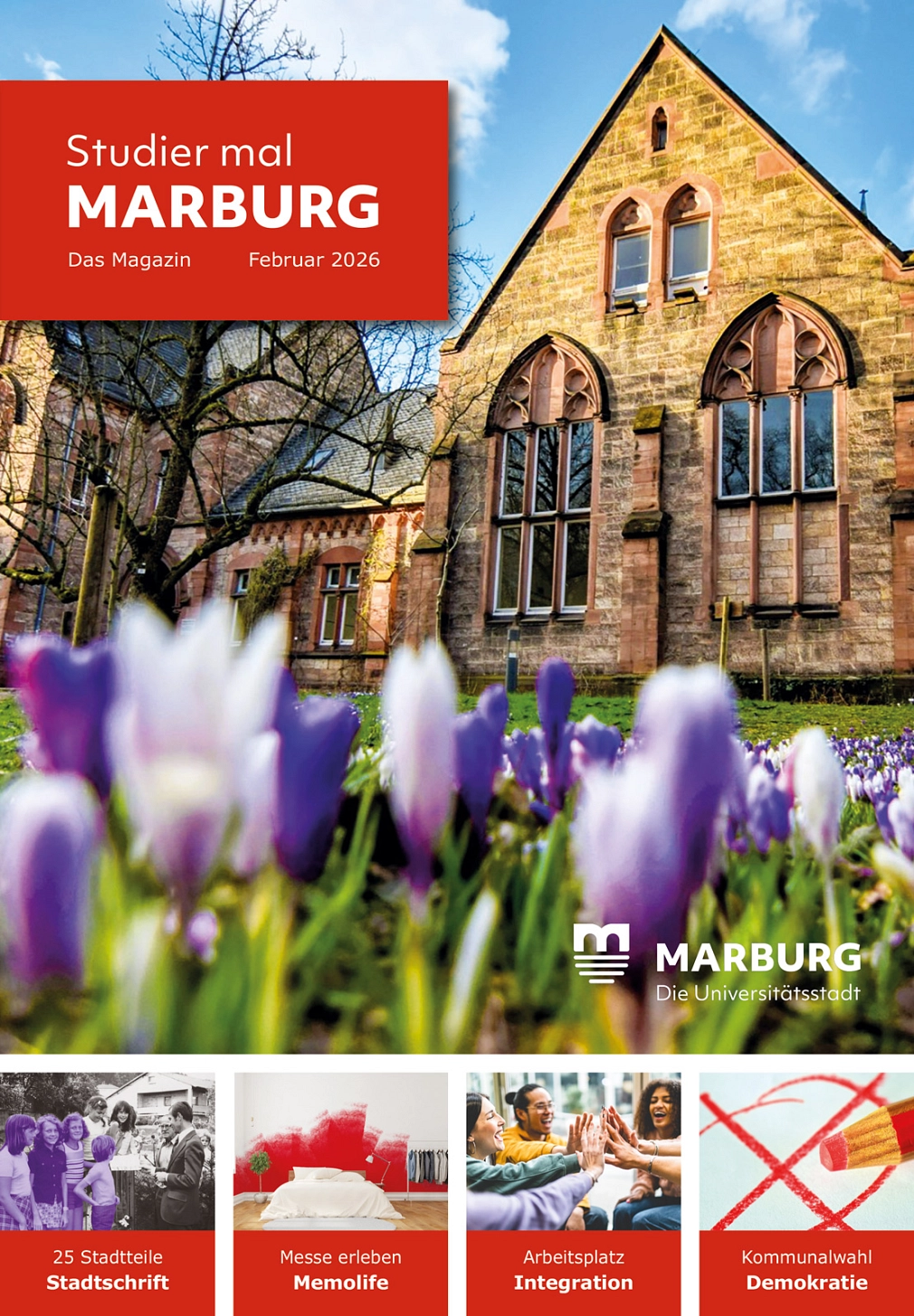 Studier mal Marburg für Februar 2026 ist da!&nbsp;&copy;&nbsp;Universitätsstadt Marburg