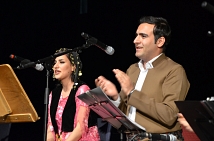 Die kurdisch-iranische Musik- und Gesangsgruppe Jouan begeisterte die Marburgerinnen und Marburger im Großen Saal des Erwin-Piscator-Hauses.