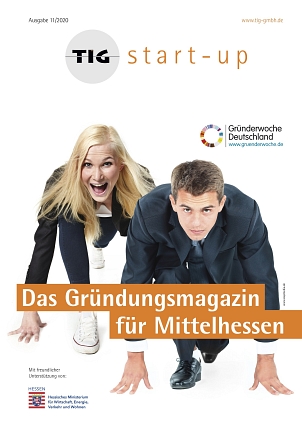 Titelblatt Gründungsmagazin Mittelhessen © Technologie- und Innovationszentrum Gießen GmbH