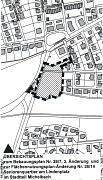 Übersichtsplan zum Bebauungsplan Nr. 26/7, 3. Änderung "Seniorenquartier am Lindenplatz", Stadtteil Michelbach