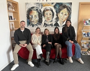 Abgebildete Personen von links: Leonard Meyer, Julia Nonn, Nadine Kümmel, Elisa Walke & Teja Celik