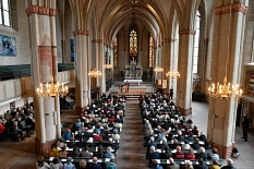 Voll besetzt war die Lutherische Pfarrkirche im April 2019 zur Preisverleihung. Die nächste Festveranstaltung findet 2021 zu „500 Jahre Reichstag zu Worms“ statt. © Georg Kronenberg